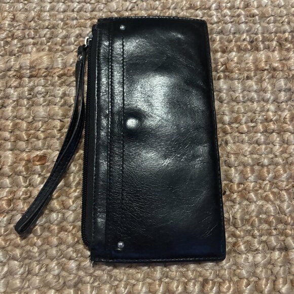 HOBO Large Black Leather Card Holder - Picture 3 of 4